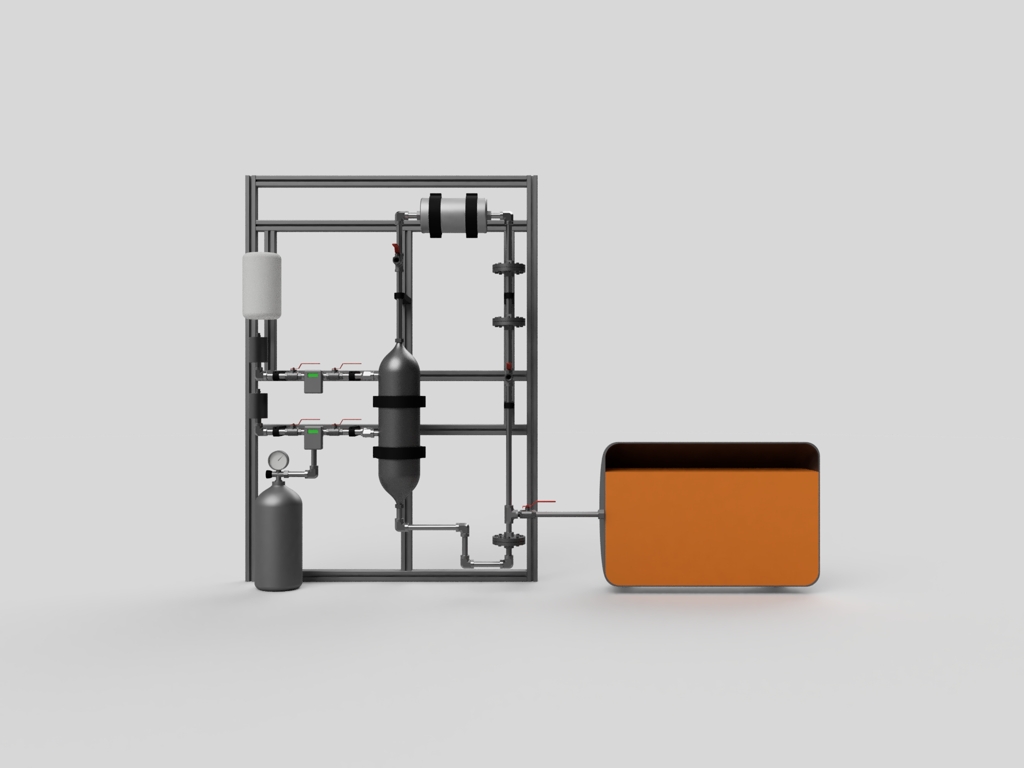 Representative scheme of expansion foaming technology 